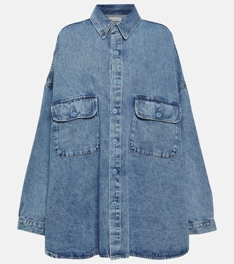 Dallas oversized denim shirt | The Frankie Shop