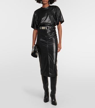 Midirock Breanne aus Lederimitat | Marant Etoile