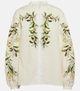 Blouse brodée en coton | Giambattista Valli