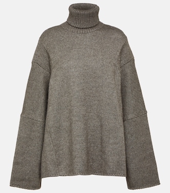 Erci alpaca and silk turtleneck sweater | The Row