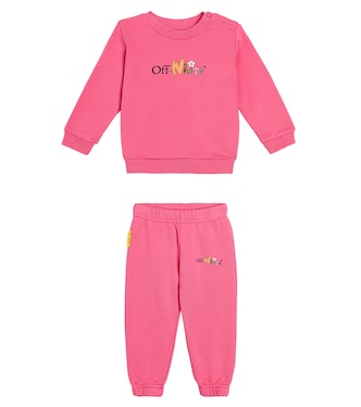 Baby - Felpa e pantaloni Funny Flowers | Off-White Kids