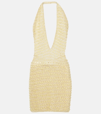 Sequined halterneck mini dress | Aya Muse