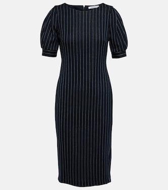 Tunica striped cotton-blend midi dress  | Max Mara