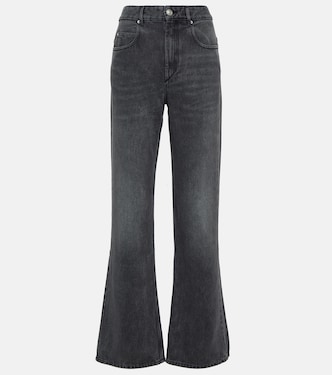 Jeans rectos Belvira de tiro medio | Isabel Marant