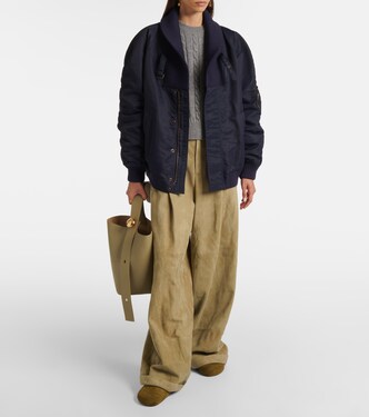 Oversize-Bomberjacke | Loewe