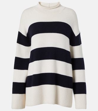 Pullover in lana e cotone a righe | Vince