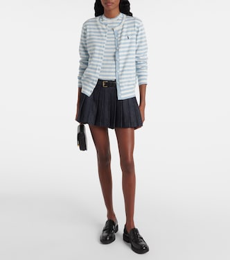 Cárdigan en mezcla de algodón a rayas | Polo Ralph Lauren