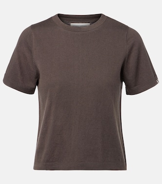 T-Shirt N°267 Tina aus Baumwolle und Kaschmir | Extreme Cashmere