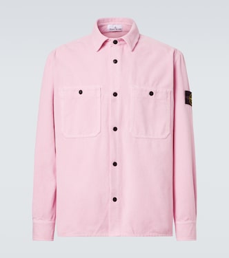 Compass 코튼 코듀로이 오버셔츠 | Stone Island
