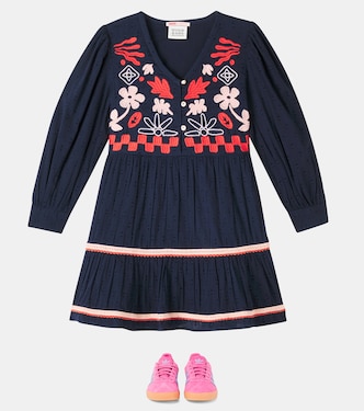 Abito Clip in cotone con ricamo | Scotch & Soda Kids