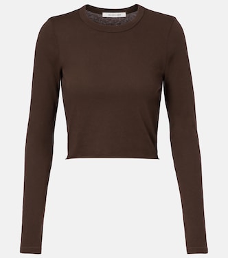 Baby cropped cotton jersey T-shirt | Slvrlake