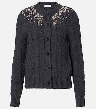Verzierter Cardigan aus Wolle und Kaschmir | McQueen