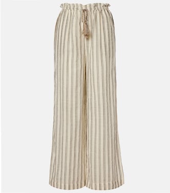 Pantalon ample Josephine rayé en coton | Ulla Johnson