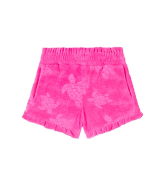 Ginetty jacquard cotton terry shorts | Vilebrequin Kids