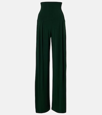Pleated wide-leg pants | Norma Kamali