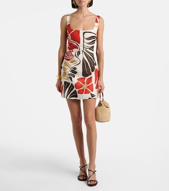 Robe Julietta en lin à fleurs | SIR