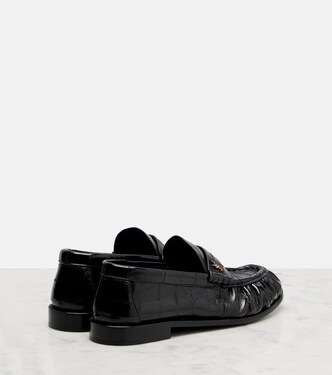 Patent leather penny loafers | Saint Laurent