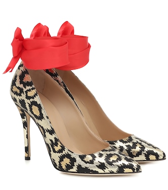 Salones de jacquard de leopardo | Alessandra Rich