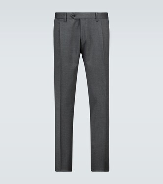 Single-pleated wool-blend pants | Lardini