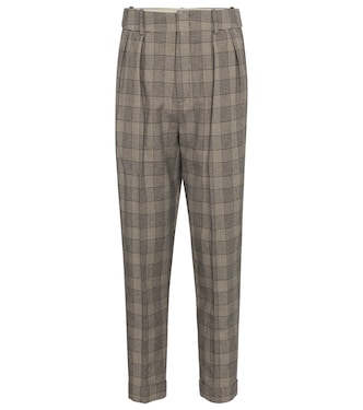 Pantalones Oceyo tapered a cuadros | Isabel Marant