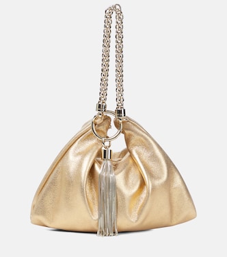Clutch Callie aus Metallic-Leder | Jimmy Choo