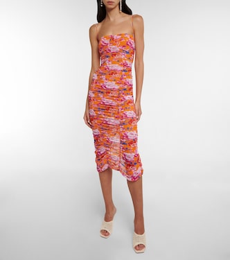 Bedrucktes Midikleid aus Mesh | Magda Butrym