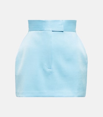 Lark satin crêpe miniskirt | Alex Perry