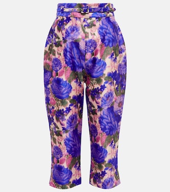 Pantalon raccourci High Tide à taille haute | Zimmermann