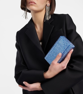 Clutch Superamini Paloma con cristalli | Amina Muaddi