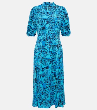 Robe midi Nella en crêpe | Diane von Furstenberg