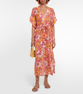 Caftán Andrea floral | Poupette St Barth