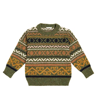Pull Tirso en intarsia de laine mélangée | The New Society