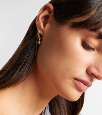 Boucles d'oreilles en or 10ct et diamants | Stone and Strand