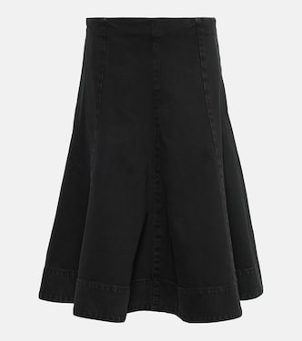 Falda midi Lennox de denim | Khaite