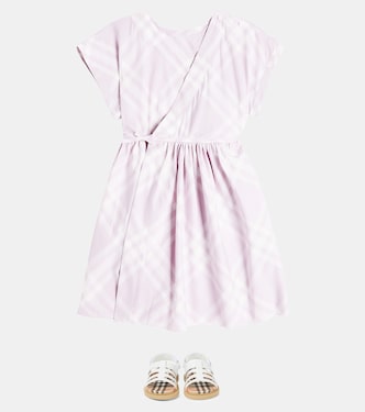 Robe Burberry Check en coton | Burberry Kids