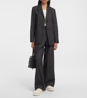 Athos chambray wide-leg pants | 'S Max Mara