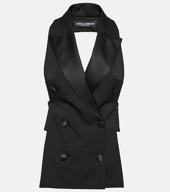 Gilet doppiopetto in misto lana | Dolce&Gabbana