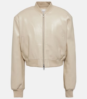 Micky faux leather bomber jacket | The Frankie Shop