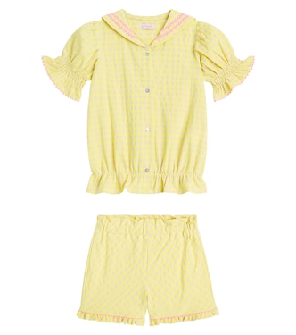 Bebé - set de top y pantalones Dia de mezcla de algodón | La Coqueta