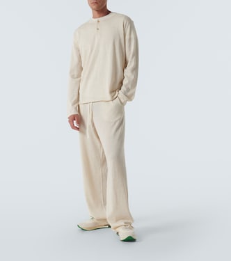 Henley-Top Ennio aus Wolle und Seide | The Row