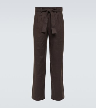 Pantaloni regular in misto lino | Commas