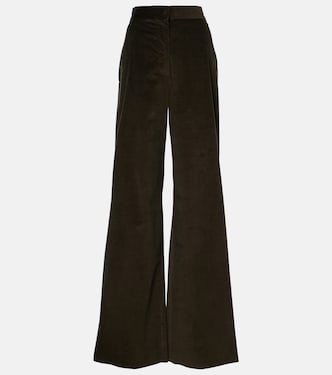 Tritone cotton corduroy flared pants | Max Mara