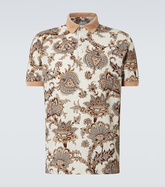 Bedrucktes Polohemd aus Baumwoll-Piqué | Etro