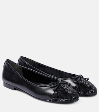 Leather ballet flats | Tory Burch