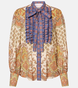 Camicia Voyage Imaginare in cotone  | Valentino