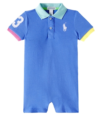 Baby - Jumpsuit corta in cotone | Polo Ralph Lauren Kids