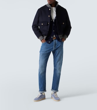 Ribbed-knit cotton cardigan | Brunello Cucinelli