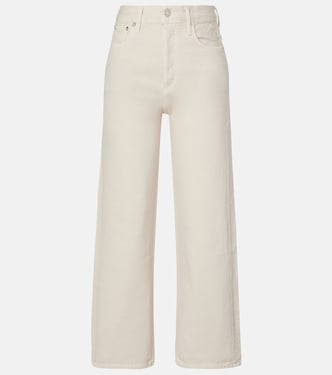 Ren cropped high-rise wide-leg jeans | Agolde