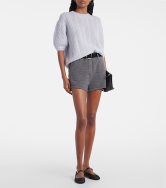 Kenzie cable-knit cashmere and silk sweater | Lisa Yang