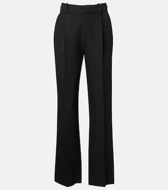 Gerade High-Rise-Hose aus Schurwolle | Victoria Beckham